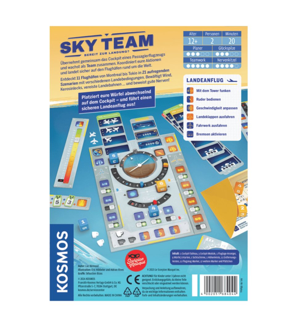 Gesellschaftsspiel KOSMOS Sky Team
