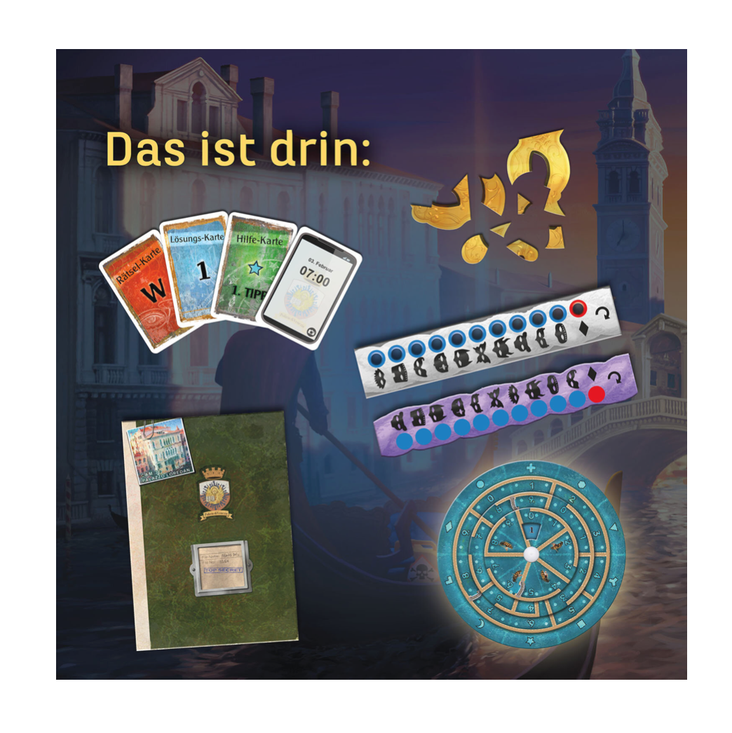 Rätselspiel KOSMOS EXIT® - Das Spiel: Die Venedig-Verschwörung