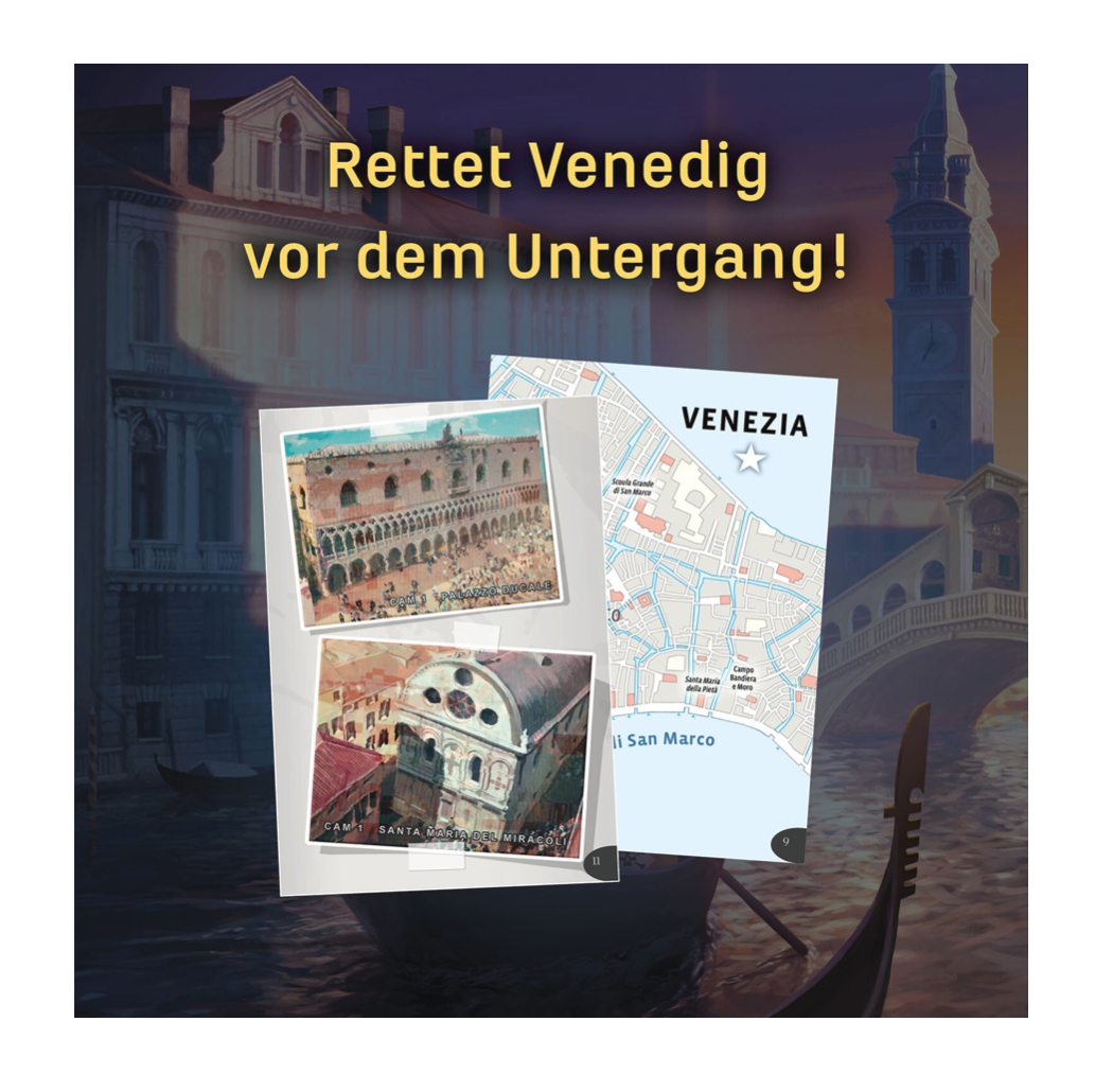 Rätselspiel KOSMOS EXIT® - Das Spiel: Die Venedig-Verschwörung