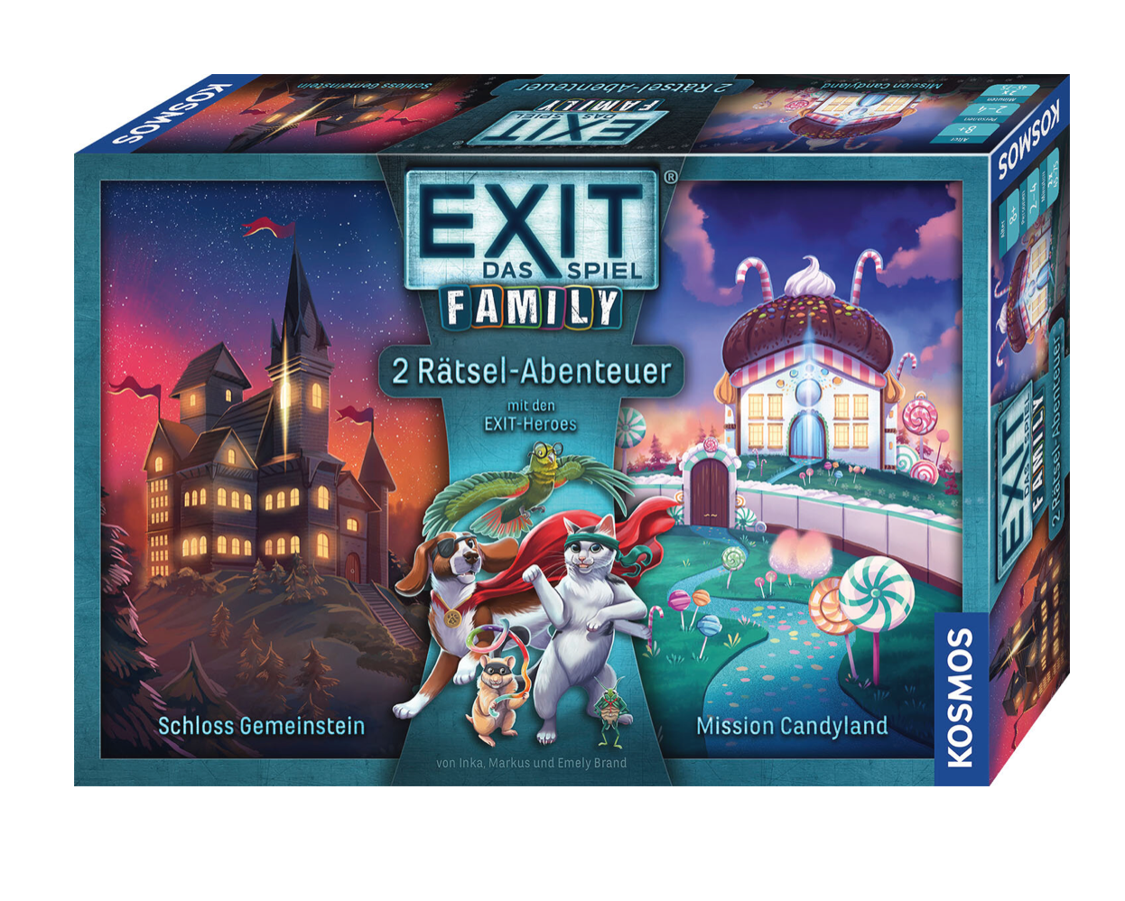 Rätselspiel KOSMOS EXIT Das Spiel Family: Schloss Gemeinstein / Candyland