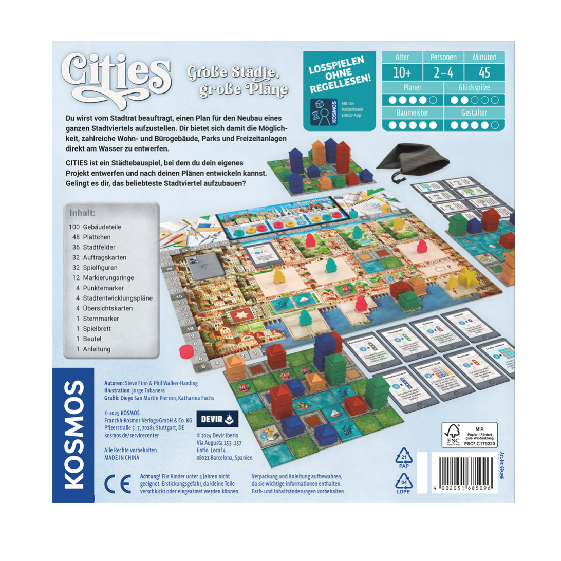 Gesellschaftsspiel KOSMOS Cities