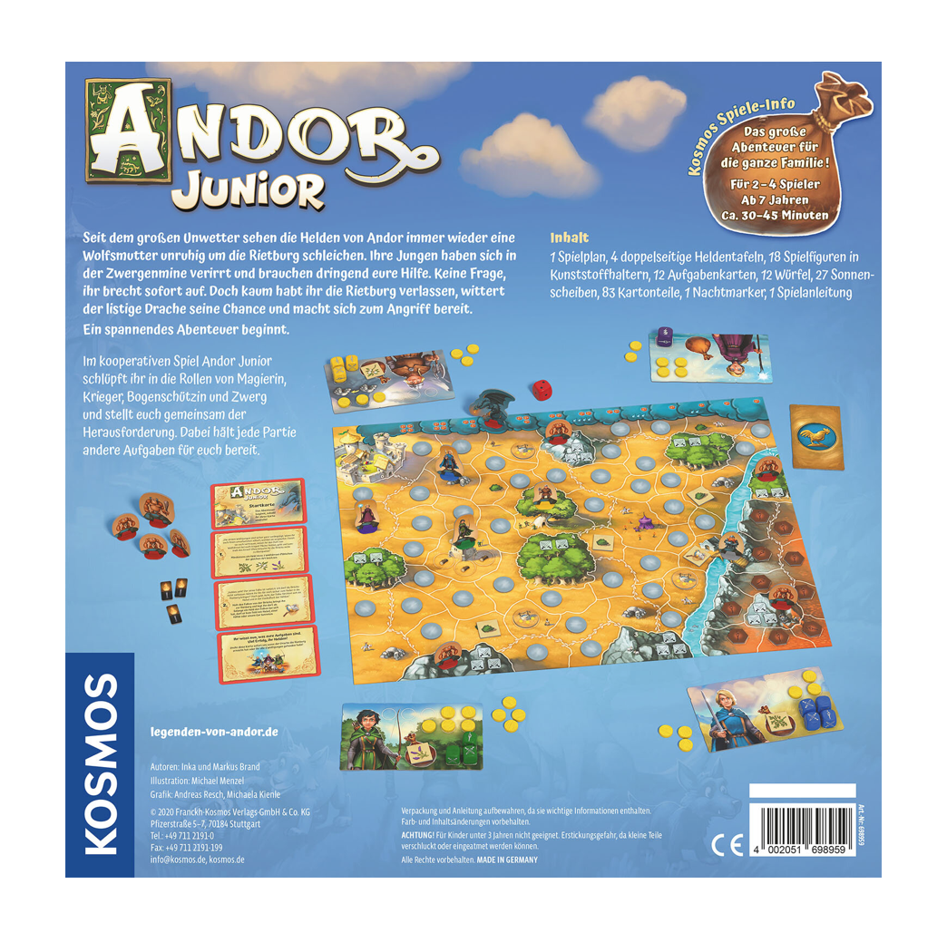Gesellschaftsspiel KOSMOS Andor Junior