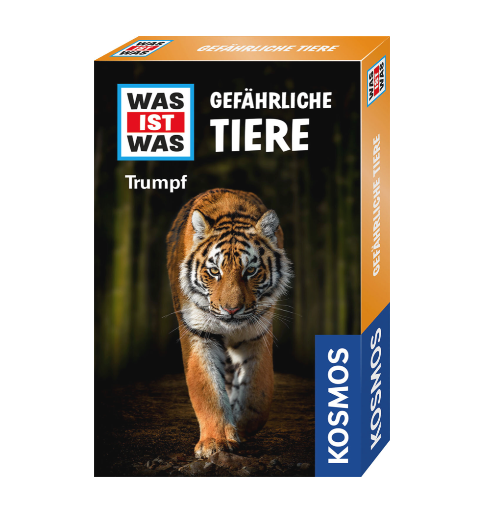 Kartenspiel KOSMOS WAS IST WAS Trumpf Gefährliche Tiere