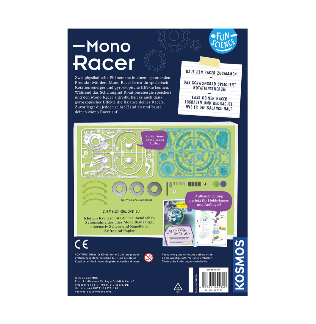 Experiment KOSMOS Fun Science Mono-Racer