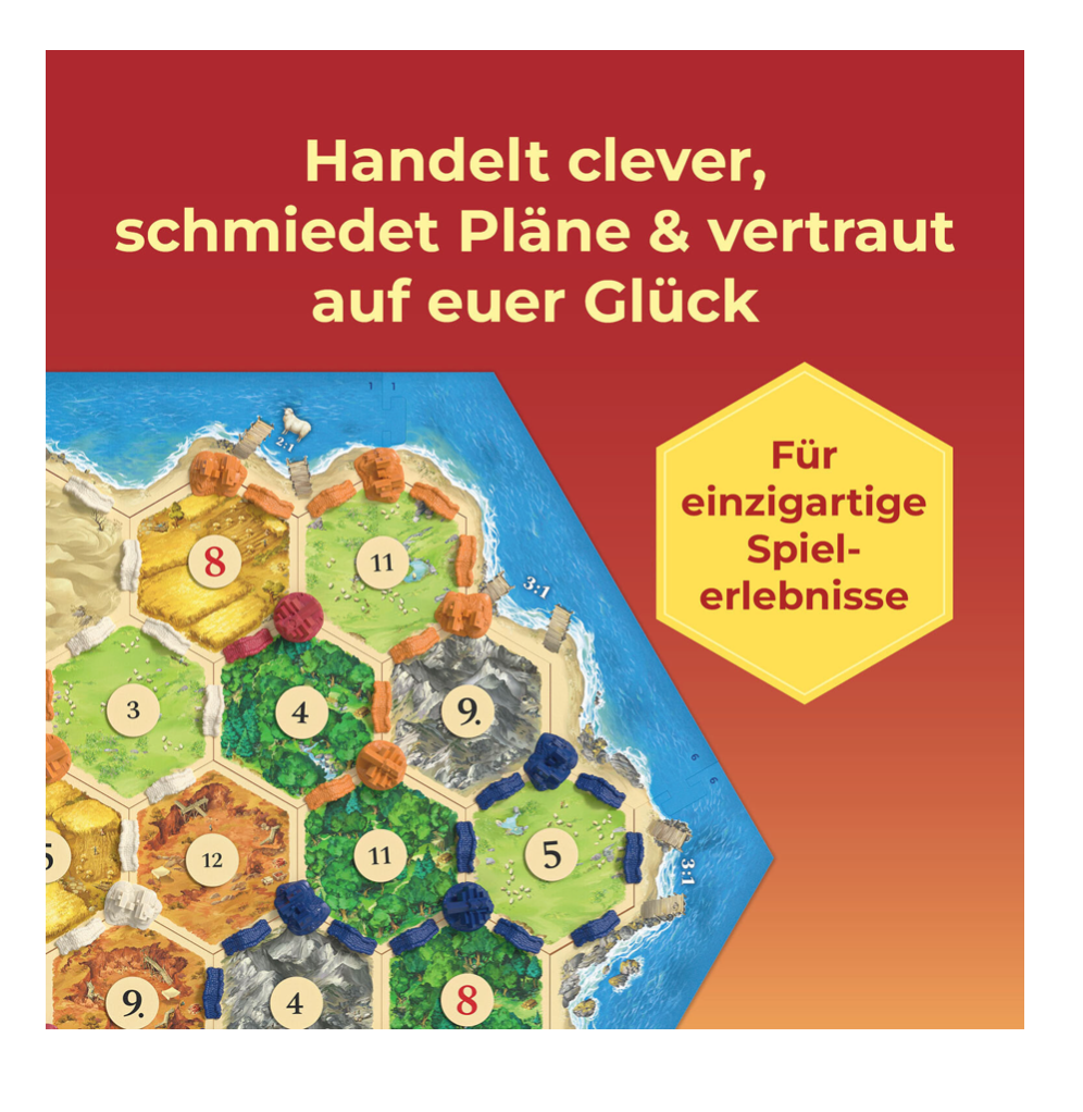 Gesellschaftsspiel KOSMOS Catan - Das Spiel (Neuauflage)