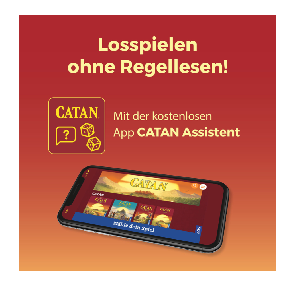 Gesellschaftsspiel KOSMOS Catan - Das Spiel (Neuauflage)