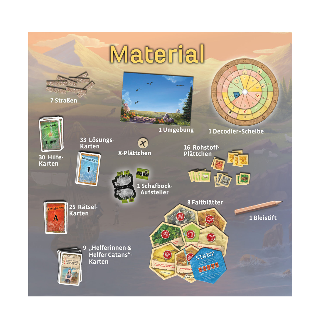 Rätselspiel KOSMOS EXIT® - Das Spiel: Abenteuer auf Catan