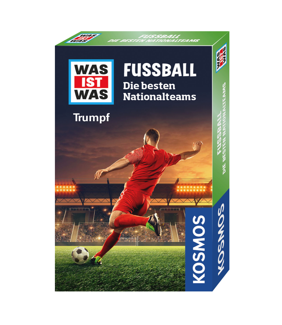 Kartenspiel KOSMOS WAS IST WAS Trumpf Fußball Nationalteams