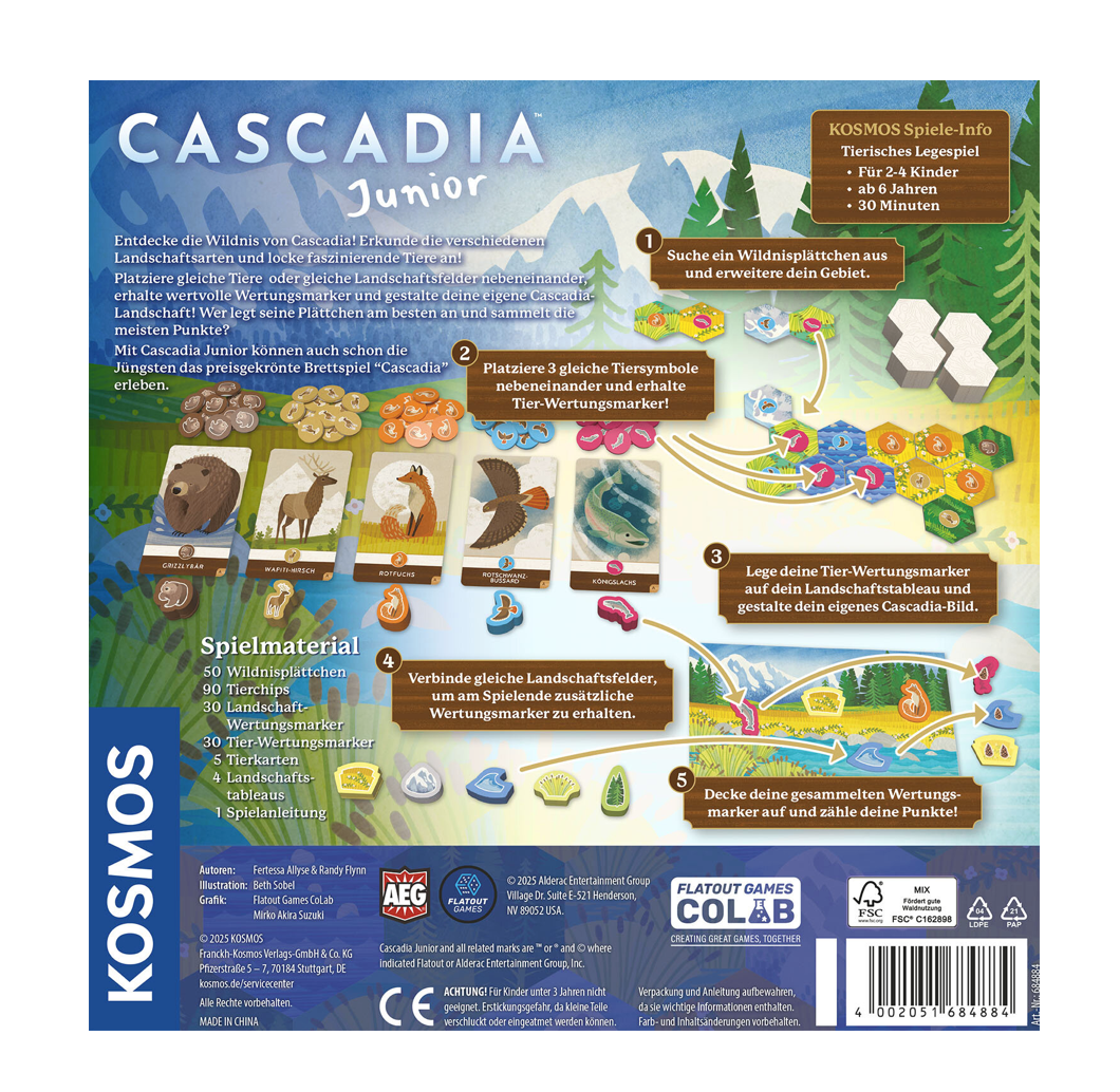 Gesellschaftsspiel KOSMOS Cascadia Junior