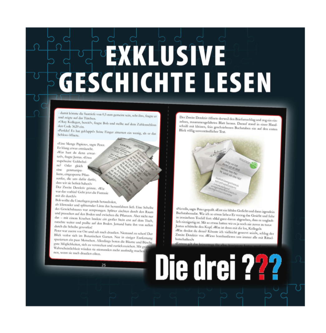 Puzzle KOSMOS Krimipuzzle ??? - Die Blüte des Verderbens (300 Teile)