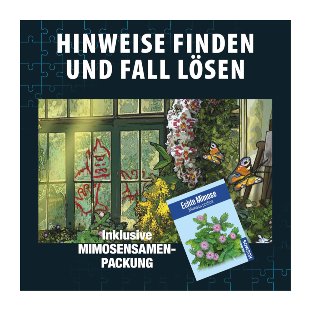 Puzzle KOSMOS Krimipuzzle ??? - Die Blüte des Verderbens (300 Teile)