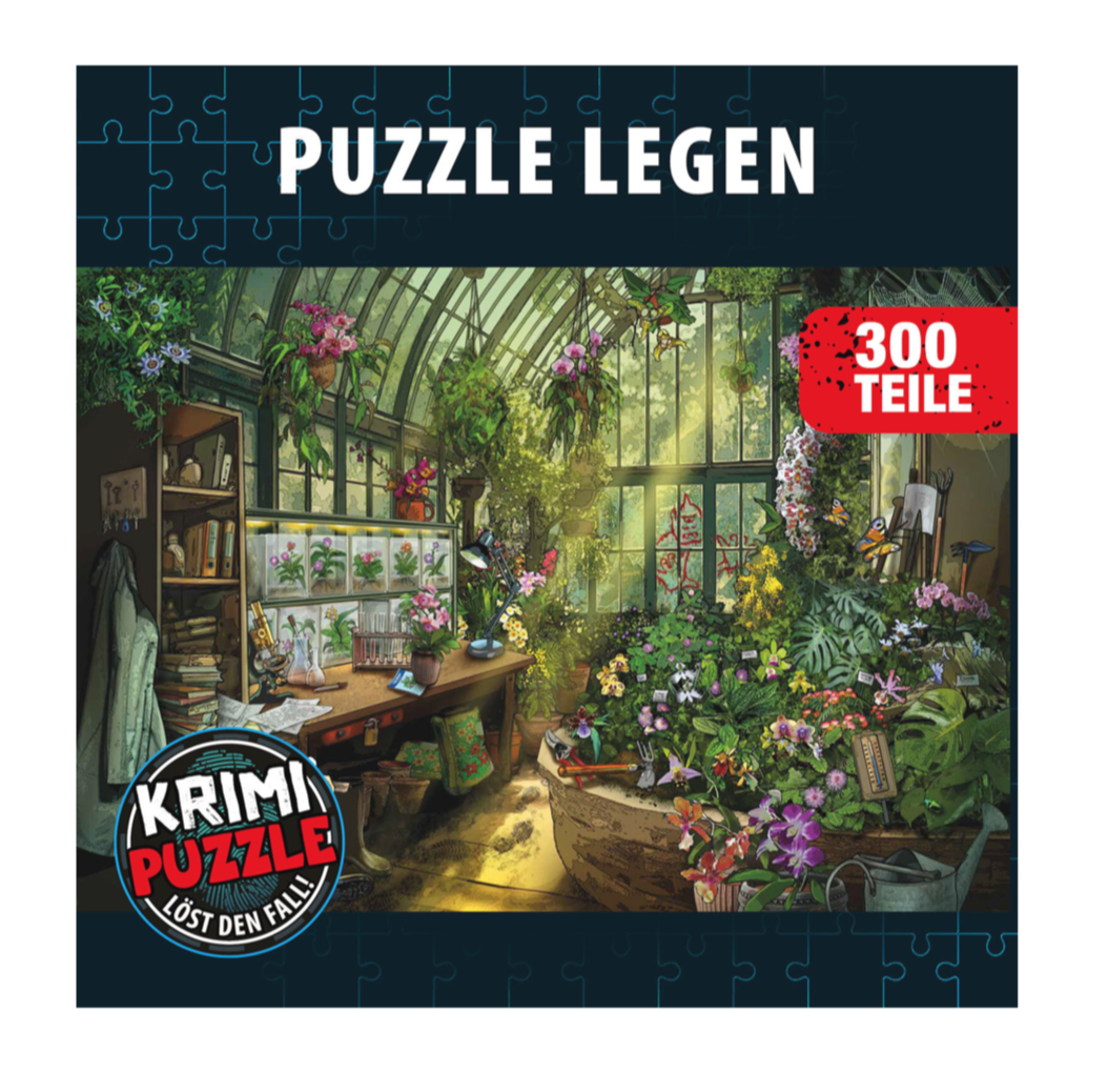 Puzzle KOSMOS Krimipuzzle ??? - Die Blüte des Verderbens (300 Teile)