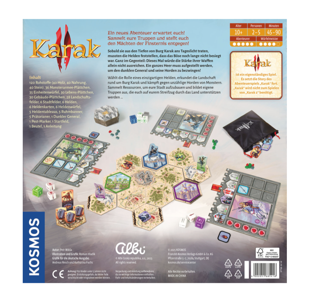 Gesellschaftsspiel KOSMOS Karak 2