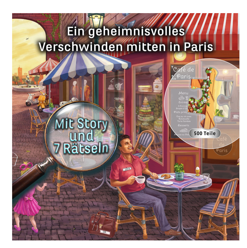 Rätselspiel KOSMOS EXIT - Das Puzzle: Der Auftrag "Paris"