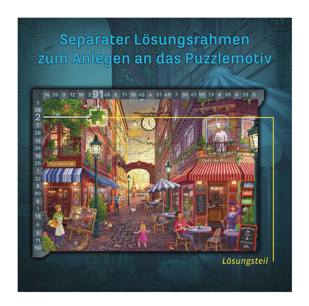 Rätselspiel KOSMOS EXIT - Das Puzzle: Der Auftrag "Paris"