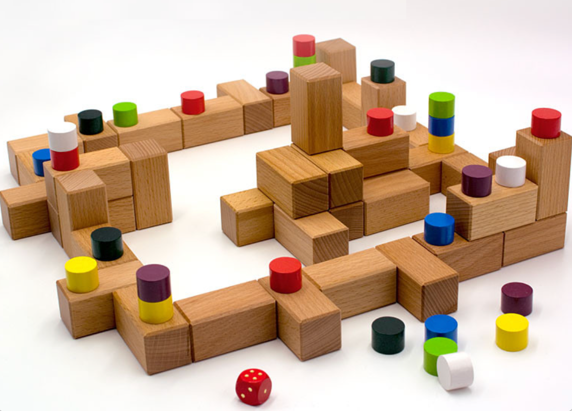 Spiele aus Holz Gerhards Spiel und Design Baubylon