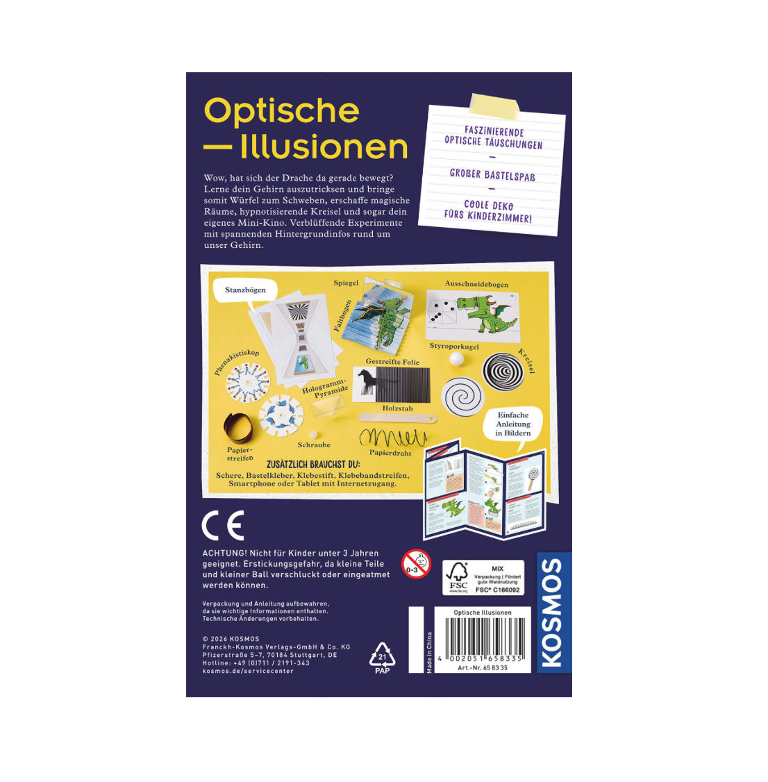 Experiment KOSMOS Optische Illusionen