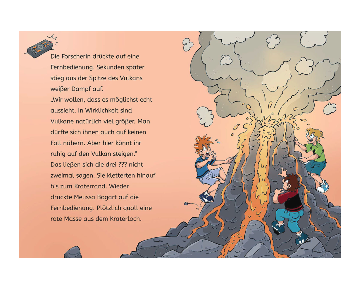 Buch KOSMOS Die drei ??? Kids ⎮ Bücherhelden 2. Klasse | Vulkan in Rocky Beach