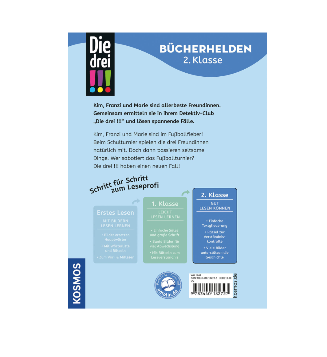 Buch KOSMOS Die drei !!! ⎮ Bücherhelden 2. Klasse | Falsches Spiel beim Fußball