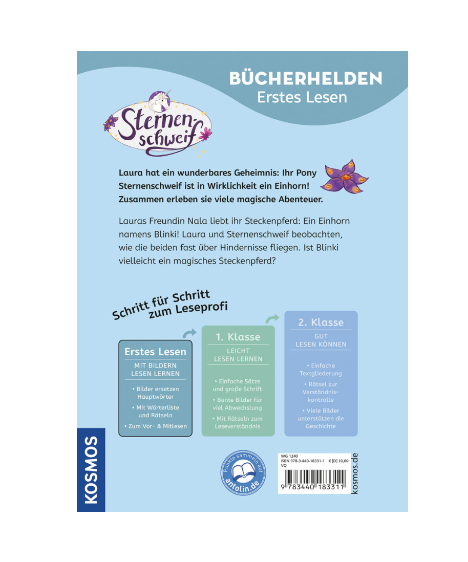 Buch KOSMOS Sternenschweif ⎮ Bücherhelden 1. Lesen | Das magische Steckenpferd