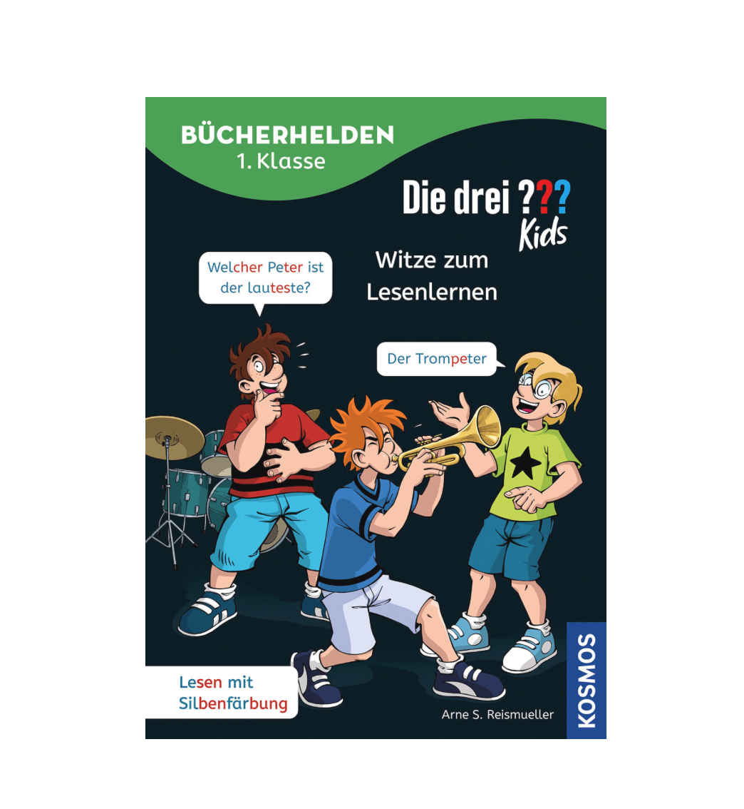 Buch KOSMOS Die drei ??? Kids ⎮ Bücherhelden 1. Klasse | Witze zum Lesenlernen