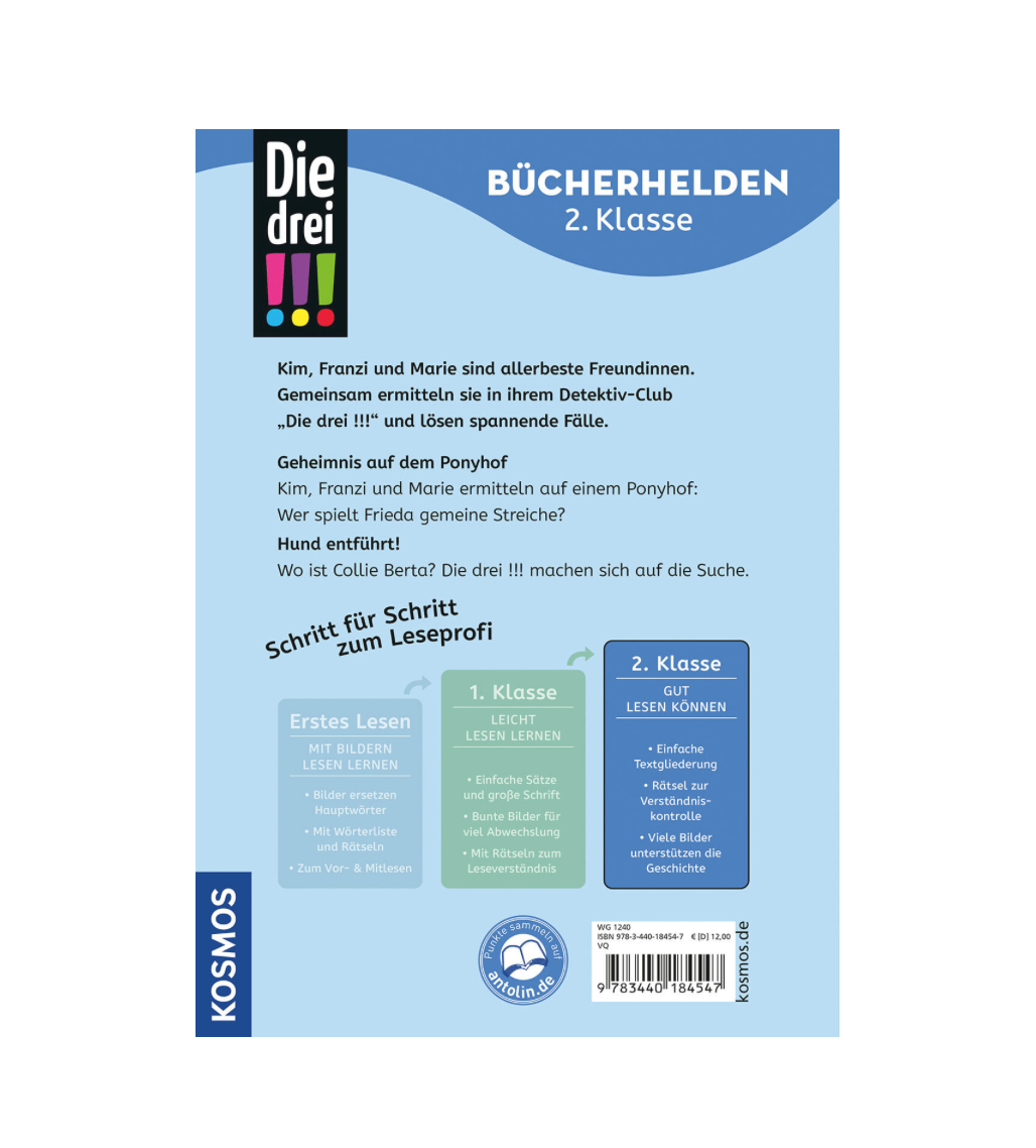Buch KOSMOS Die drei !!! ⎮ Bücherhelden 2. Klasse | Doppelband: Tierisch gute Spürnasen
