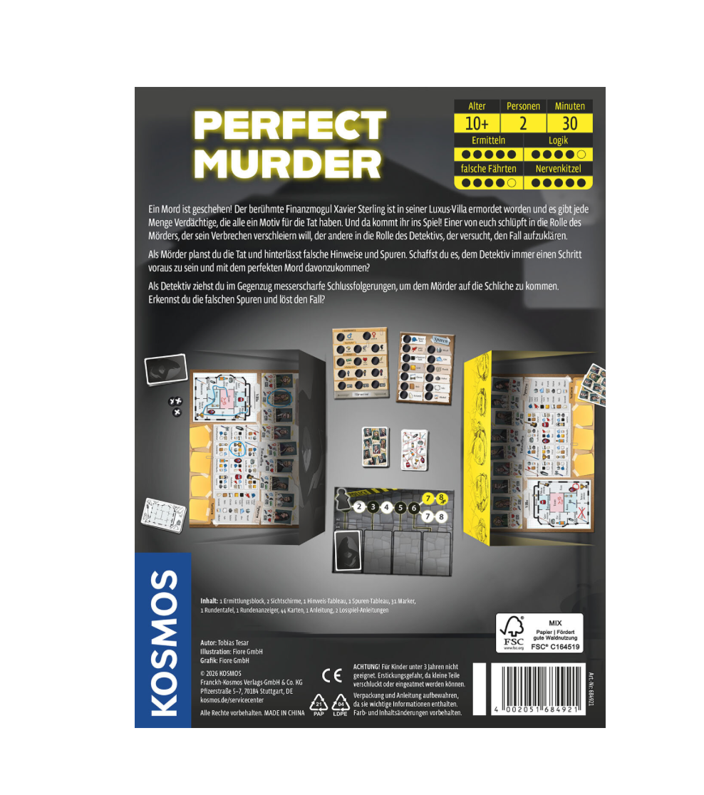 Gesellschaftsspiel KOSMOS Perfect Murder