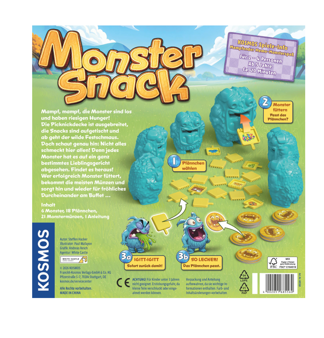 Gesellschaftsspiel KOSMOS Monster Snack