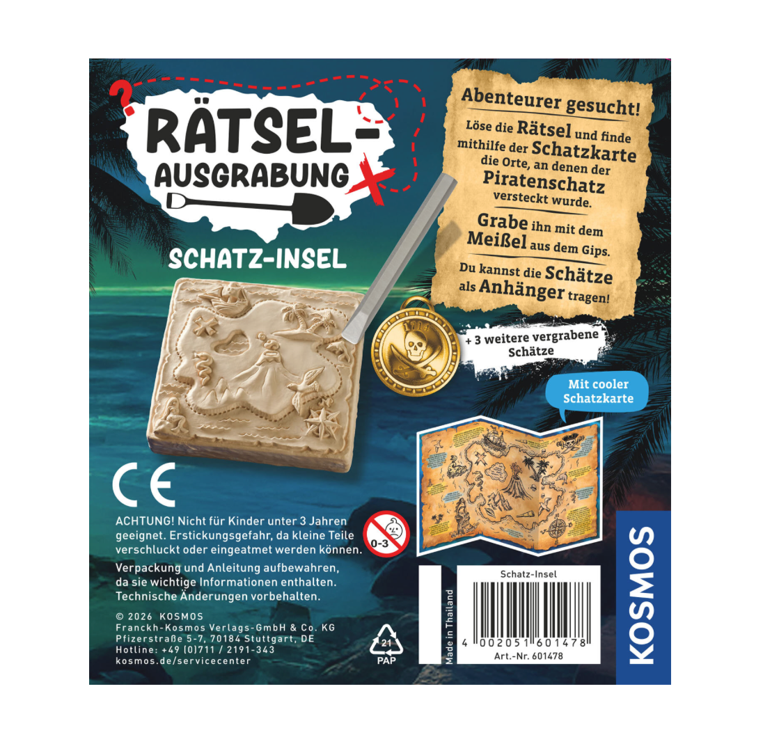 Rätsel-Ausgrabung Schatzinsel