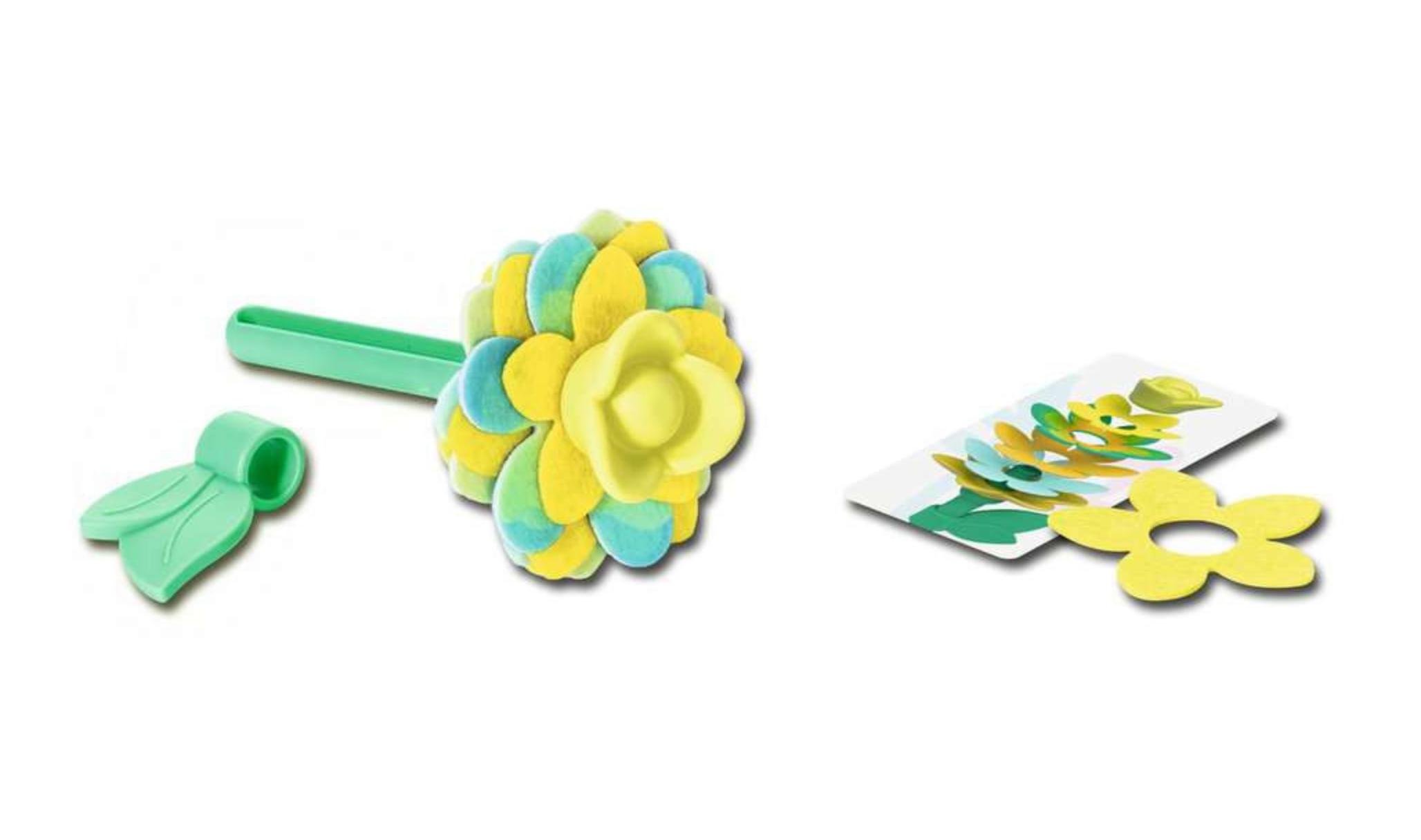 play+ ⎮ Blumen Steck- und Spiel-Set: Kleiner Blütenzauber gelb