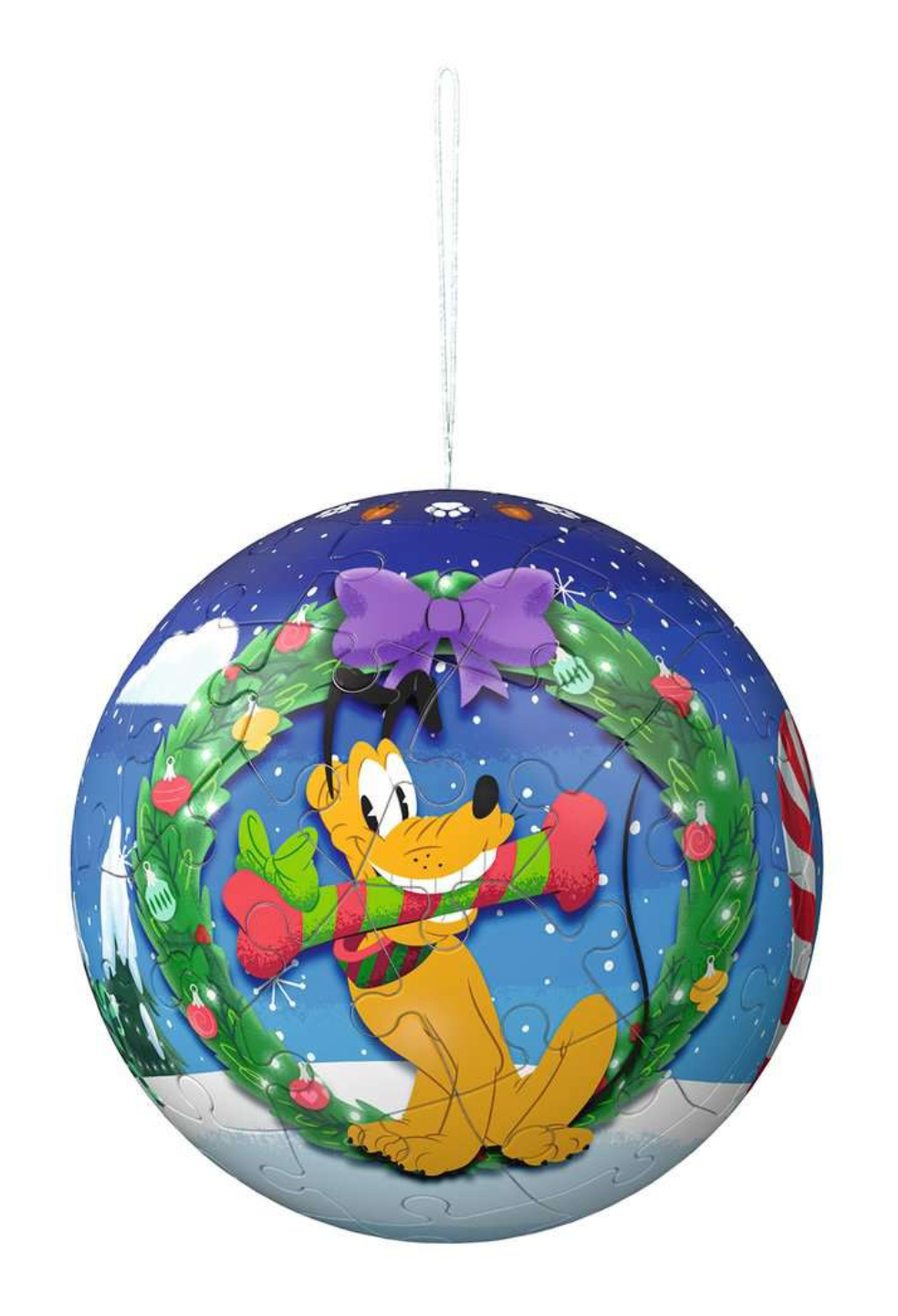 3D Puzzle-Ball-Set Weihnachtskugeln Disney
