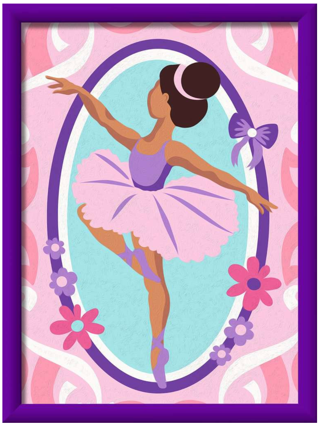 CreArt, Malen nach Zahlen Kinder - Primaballerina