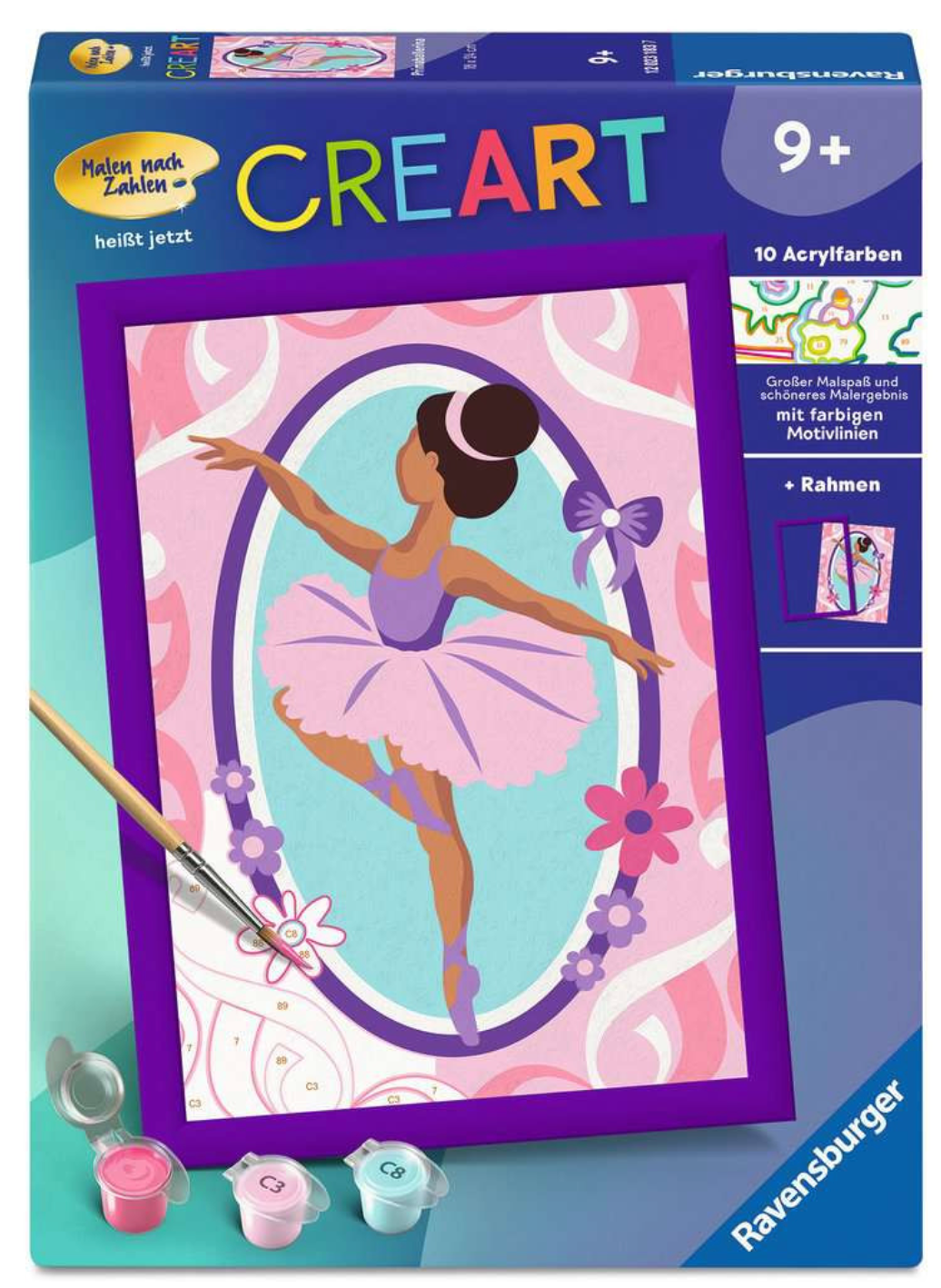 CreArt, Malen nach Zahlen Kinder - Primaballerina