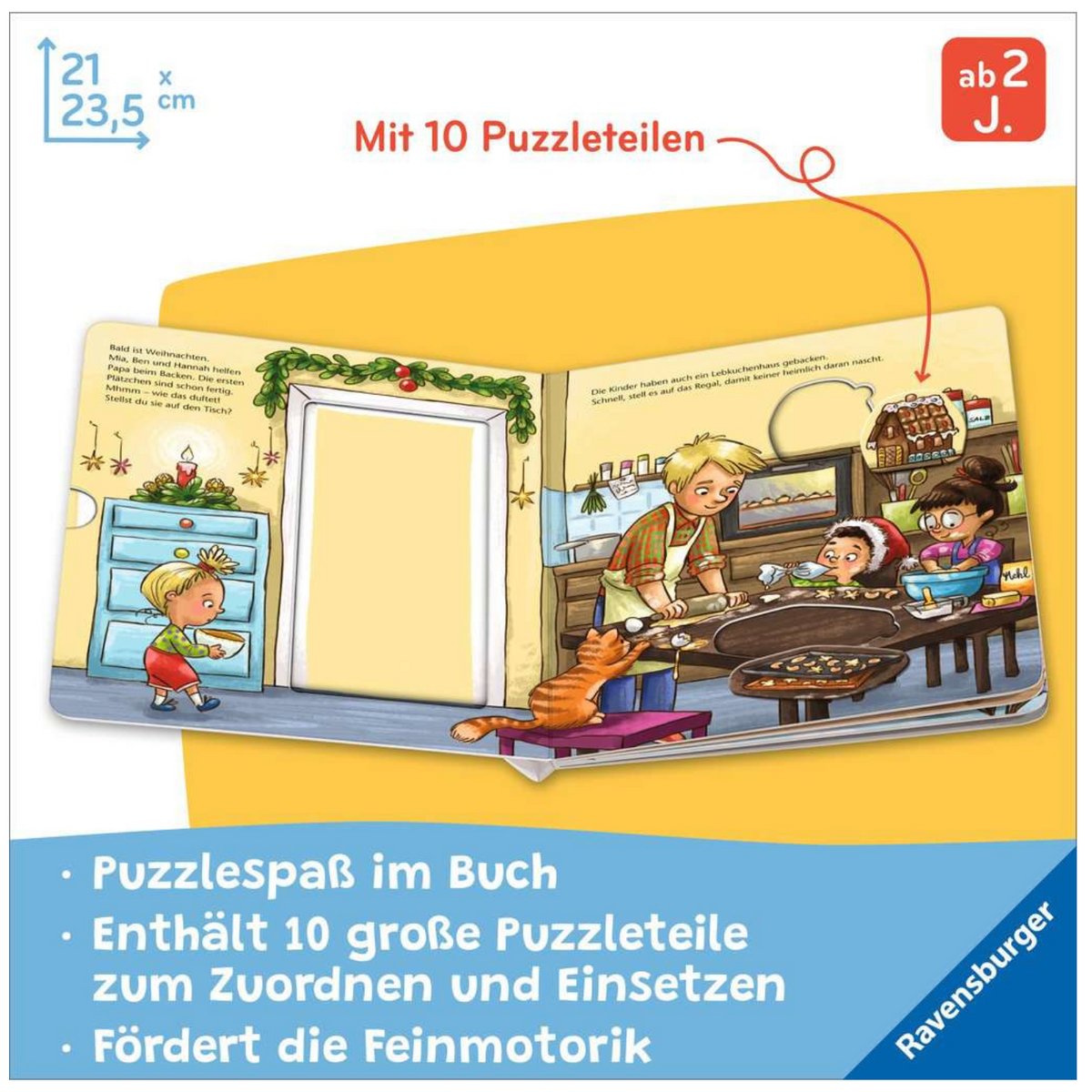 Mein großes Puzzle-Spielbuch - Weihnachten