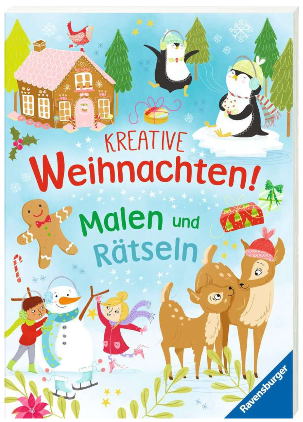 Kreative Weihnachten! Malen und Rätseln