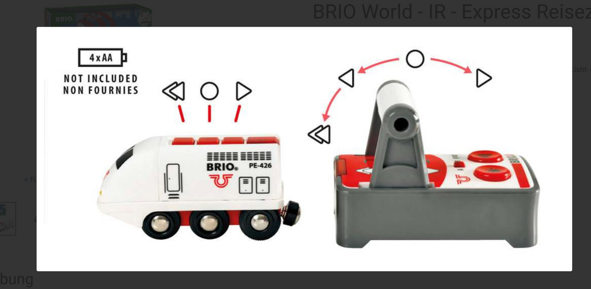 BRIO IR-Express Reisezug