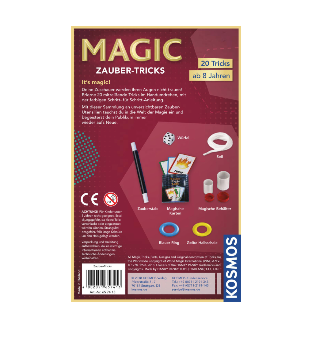 Zaubern KOSMOS MAGIC Zauber-Tricks