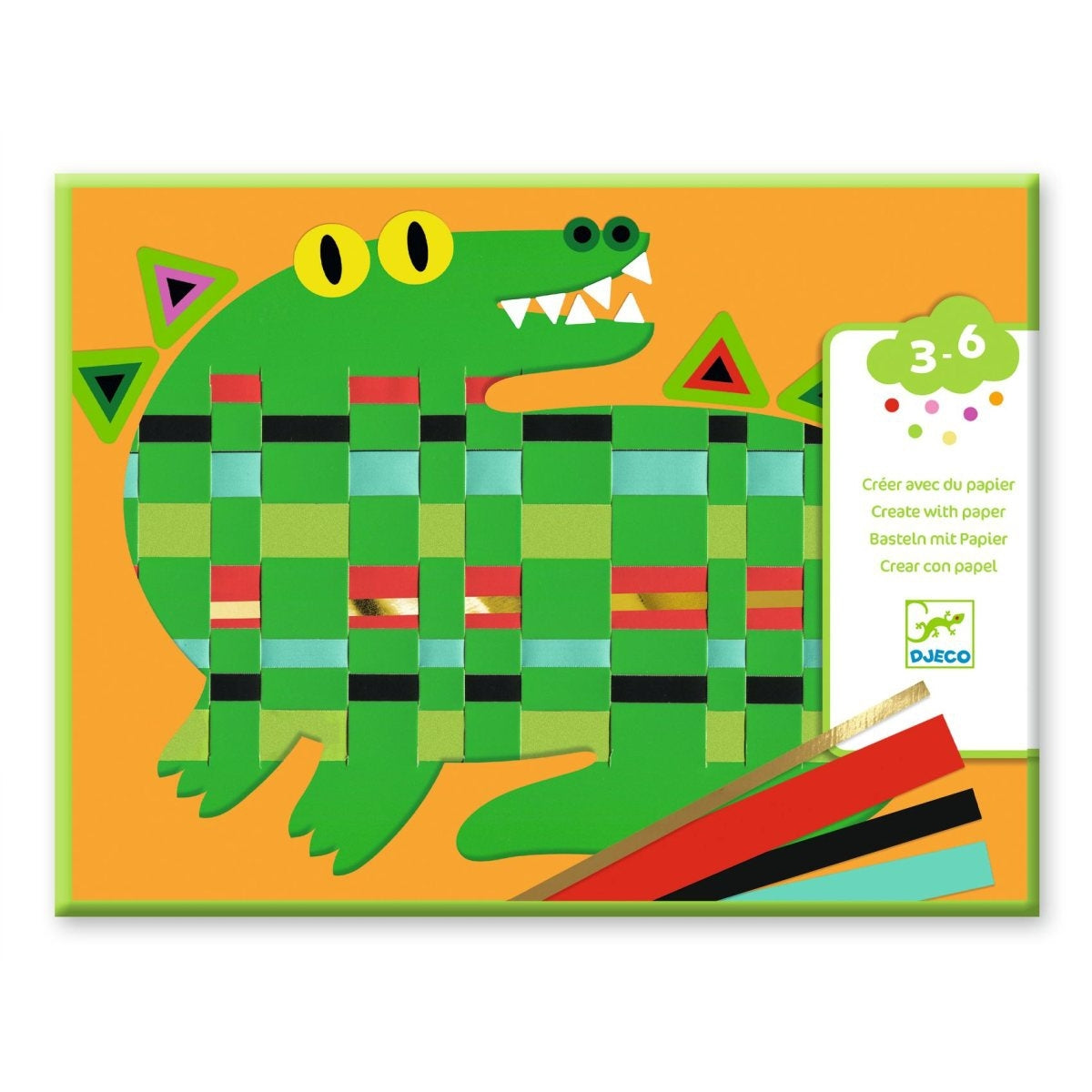 Malen DJECO Basteln 3-6: Flechtpapier