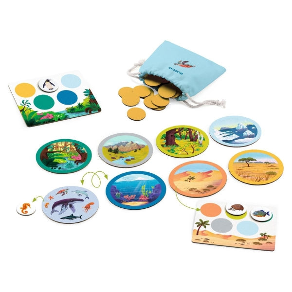 Spiel DJECO Spiele: Naturo Mondo