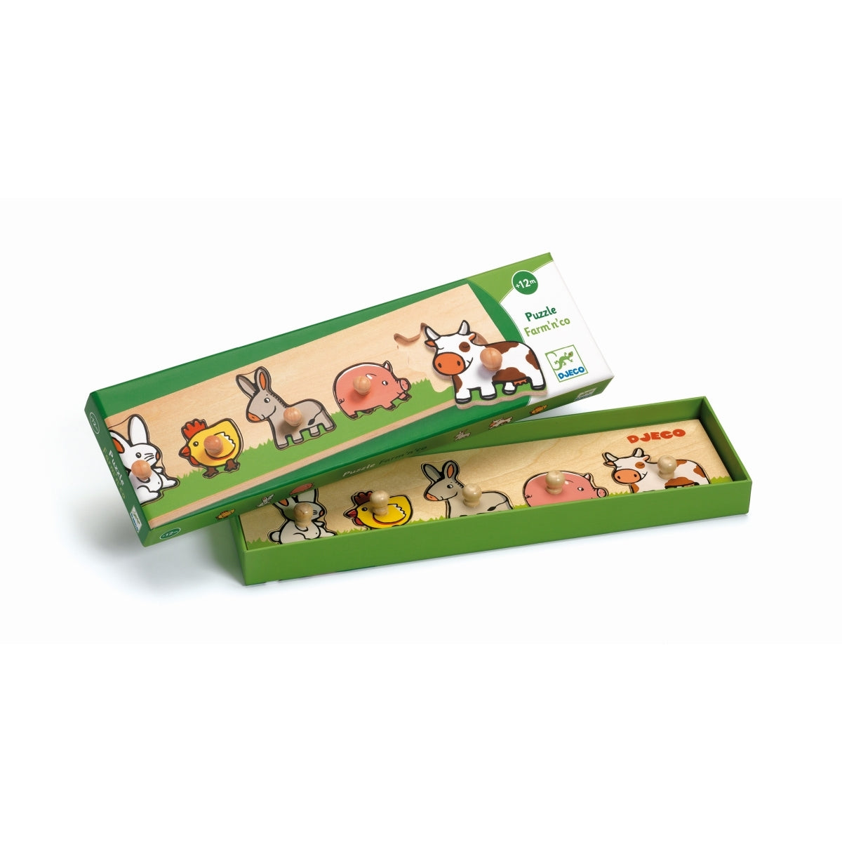 Puzzle DJECO Holzpuzzle: Farm'n'co