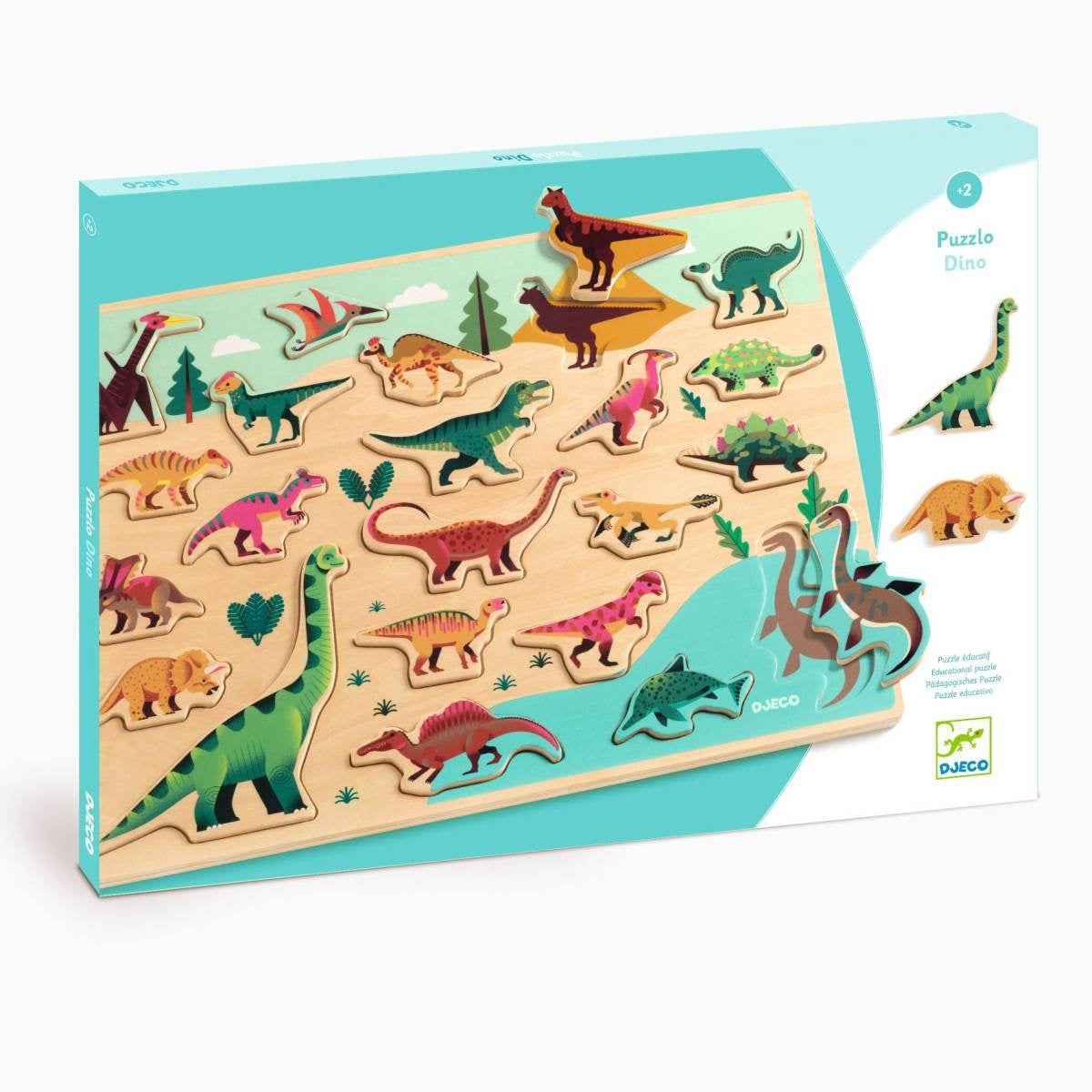 Puzzle DJECO Holzpuzzle: Dino