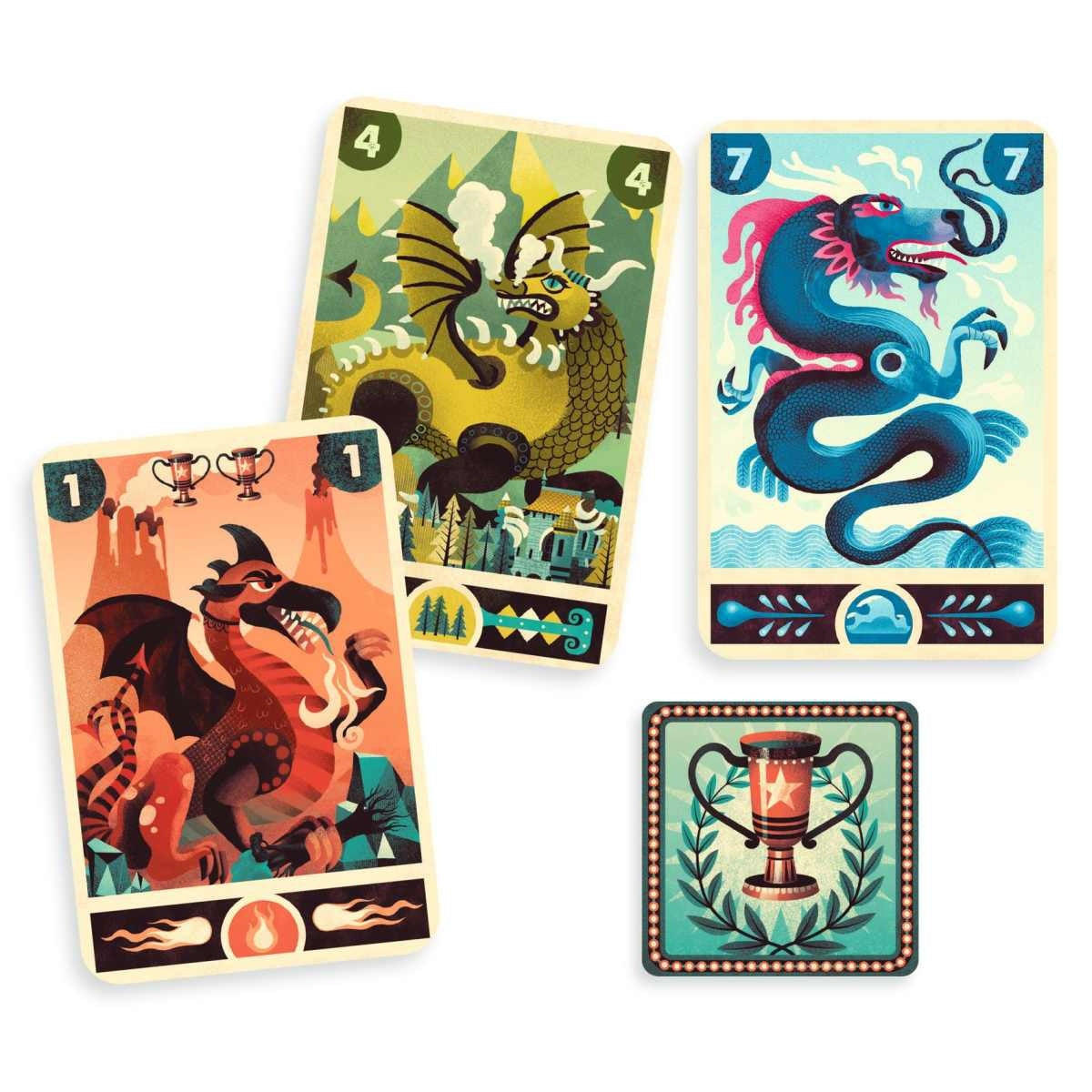 Spiel DJECO Kartenspiele: Dragon Deck