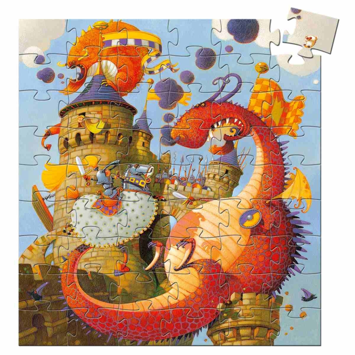 Puzzle DJECO Puzzle: Ritter und Drache - 54 Teile
