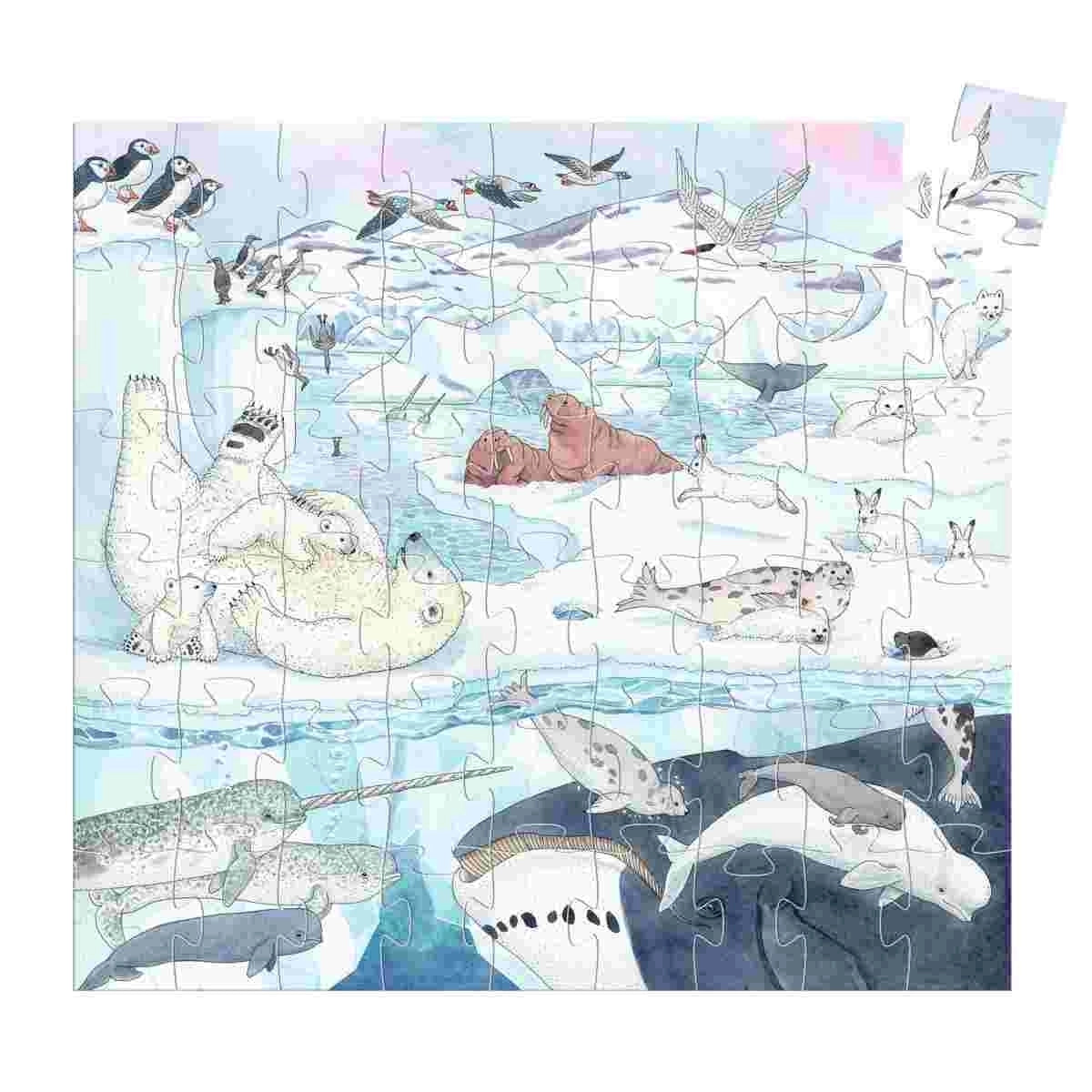 Puzzle: Polarmeer 54 Teile