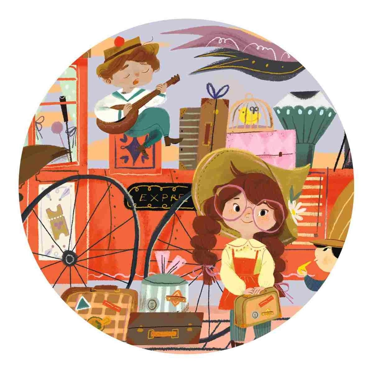 Puzzle DJECO Puzzle: Mias Reise - 36 Teile