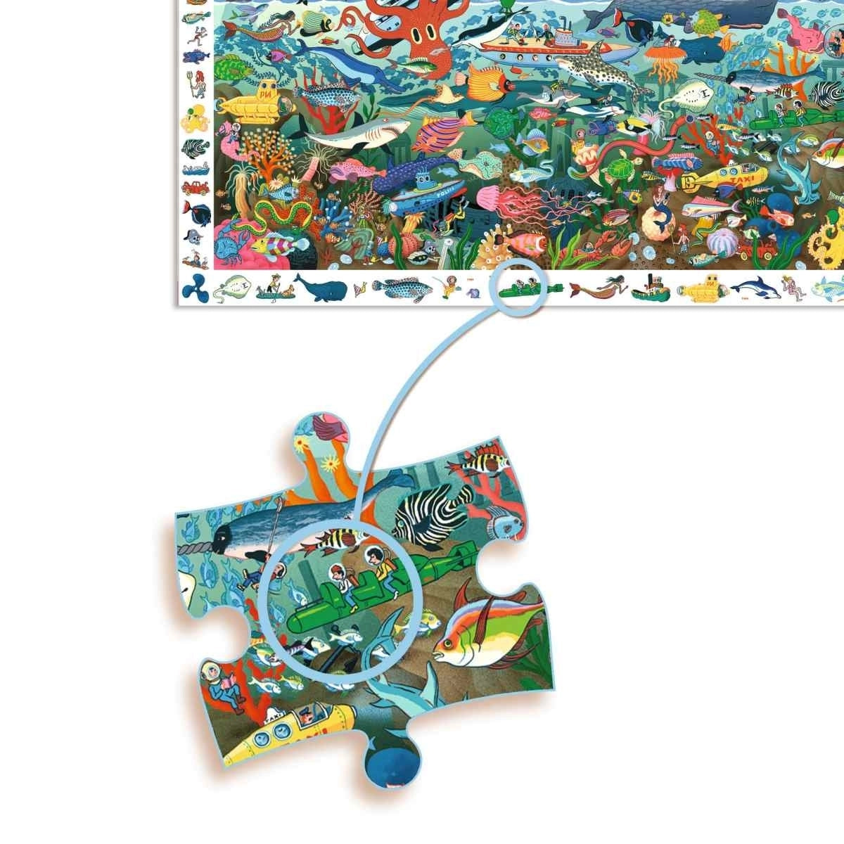 Wimmelpuzzle: Das Meer - 200 Teile