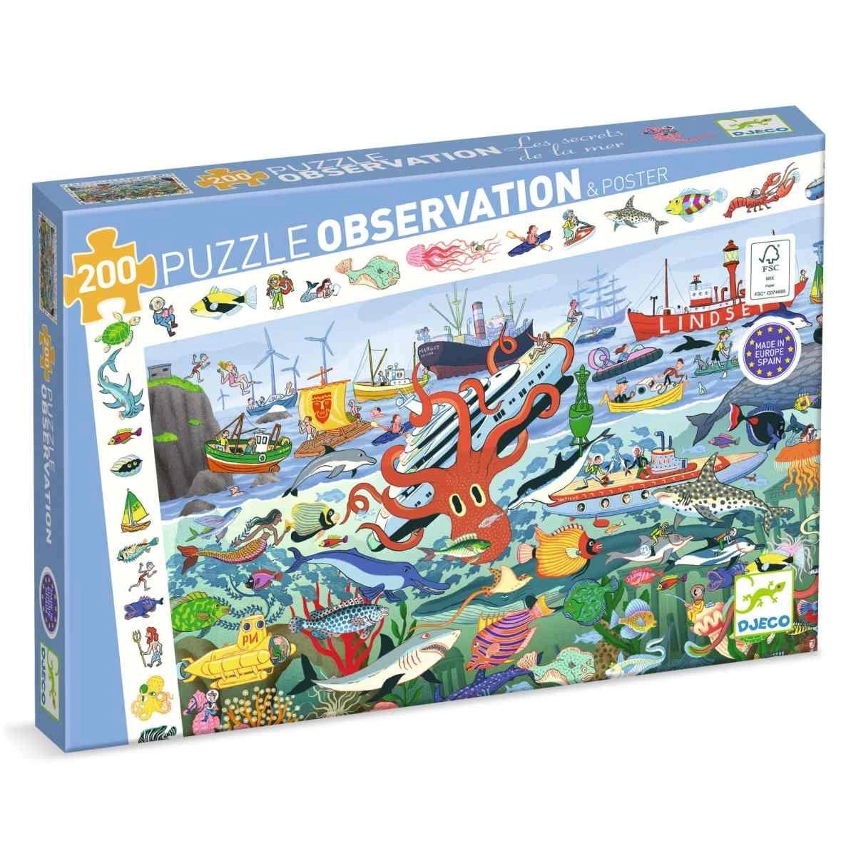 Wimmelpuzzle: Das Meer - 200 Teile
