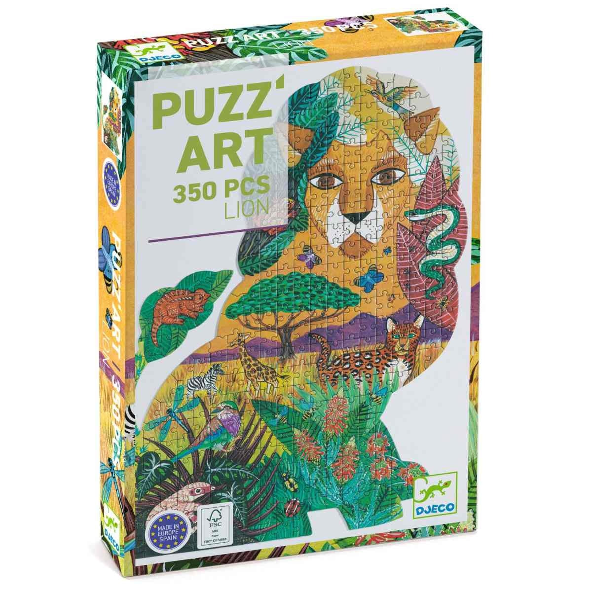 Puzzle DJECO Puzzle: Puzz'Art Löwe - 350 Teile