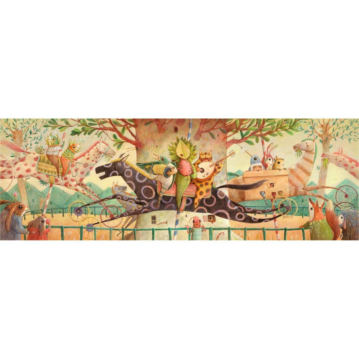 Puzzle DJECO Puzzle Gallery: Wonderful Ride - 100 Teile