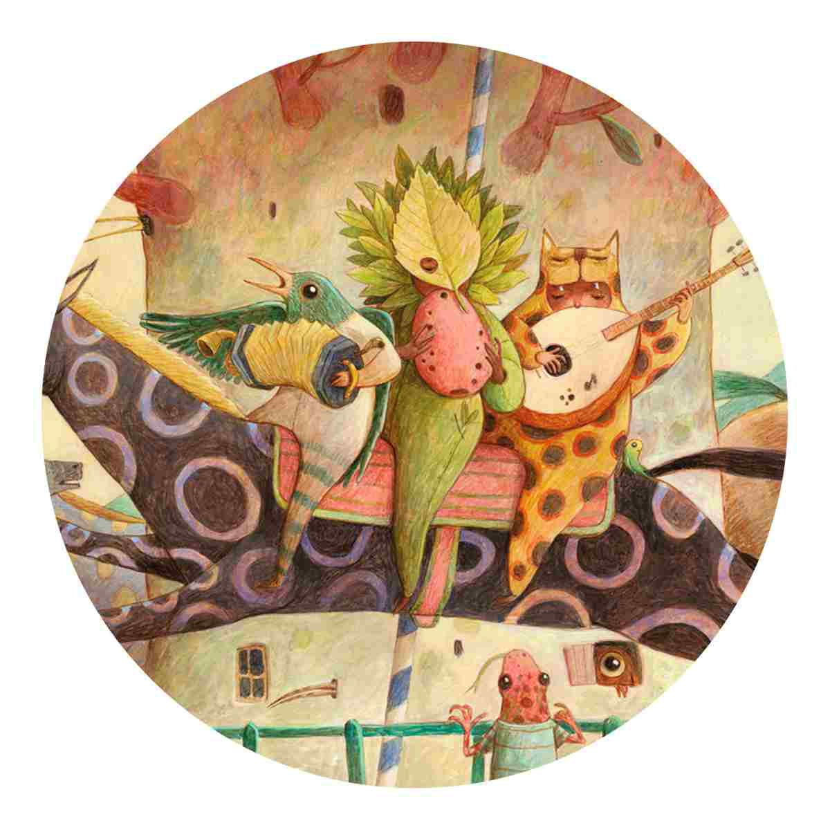 Puzzle DJECO Puzzle Gallery: Wonderful Ride - 100 Teile